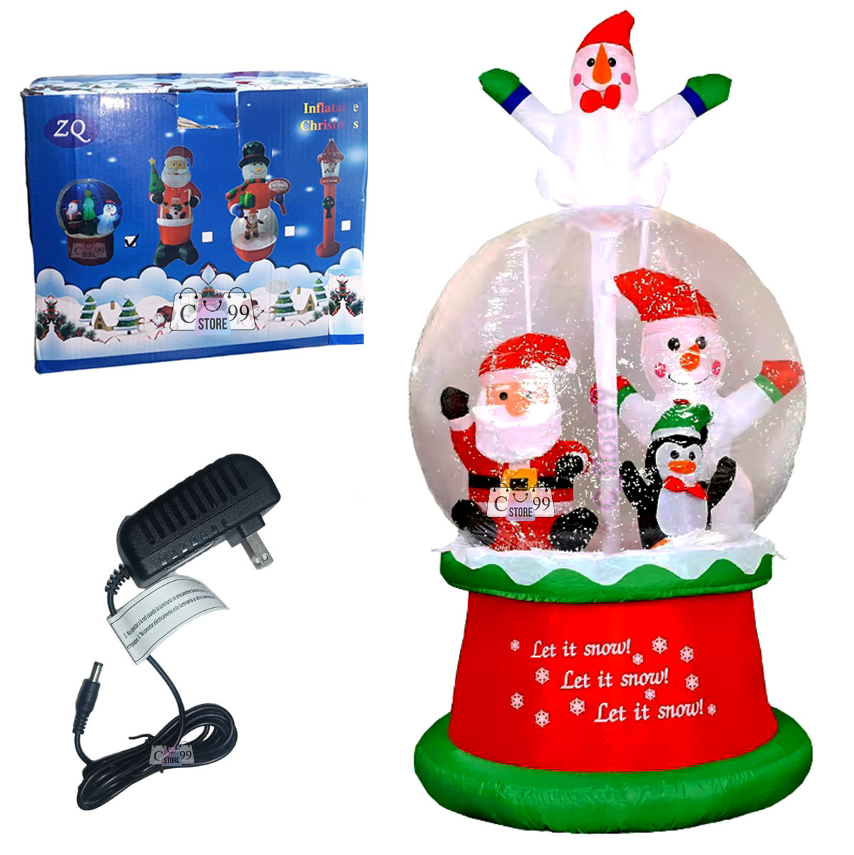 Miniatura 2 de Muñeco De Navidad Inflable Papá Noel